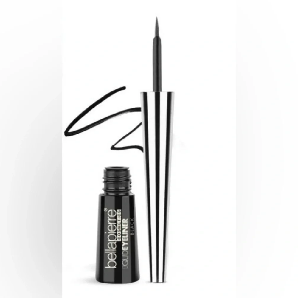 Bellapierre Cosmetics Liquid Eyeliner Black 4mL | Precision Brush | New